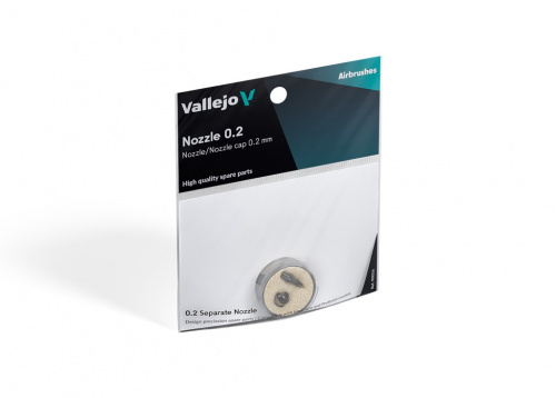 Vallejo: Airbrush - 0.2 Replacement Nozzle/Nozzle Cap (Innovator & Profinish)